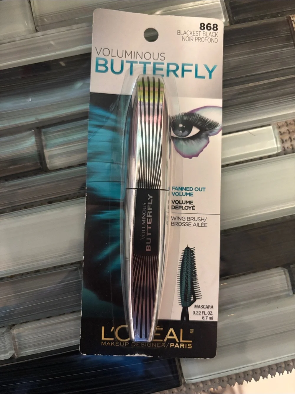 L'Oreal Voluminous Butterfly Mascara Blackest Black
